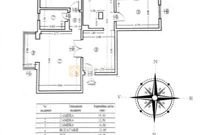 Mobilat & utilat, 3 camere, doua balcoane, bloc 1990, boxa & debara - 2