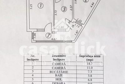 Apartament cu 2 camere decomandat în Micro 13 - 9