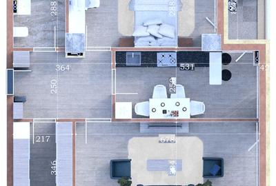 Apartament cu 2 camere decomandat în Copou - 1