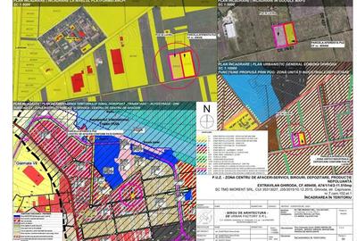 Vand 10436 mp teren industrial cu PUZ hala productie nepoluanta zona aeroport - 9