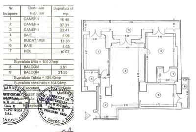 Apartament spațios 3 camere | Sos. Nordului | Terasă | Parcare subterană - 12