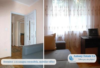 Apartament cu 3 camere semidecomandat în Rogerius