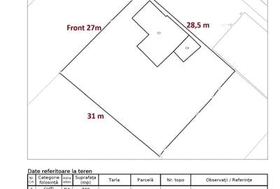 Teren Construcții intravilan de 788 mp, în Andrei Mureșanu - 2