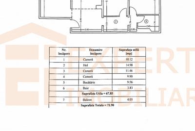 Apartament 3 camere de vanzare- zona Far Constanta (scoala nr 16) - 11