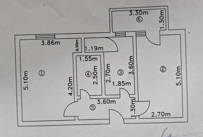 Apartament 2 camere decomandat, etaj 2, bloc caramida + boxa la subsol - 2