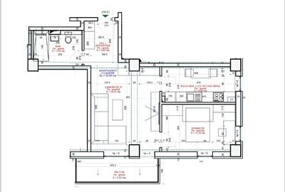 Apartament 2 camere – 58,55 mp în Complexul Freya Home - 5