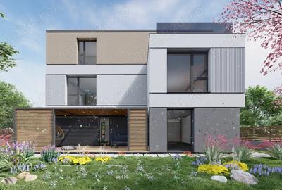 Vand casa la rosu in comuna Berceni p+1+2 - 3