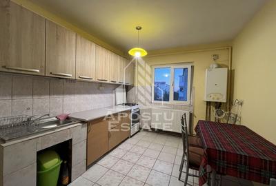 Apartament cu 2 camere,semidecomand,centrala proprie, etaj intermediar - 5