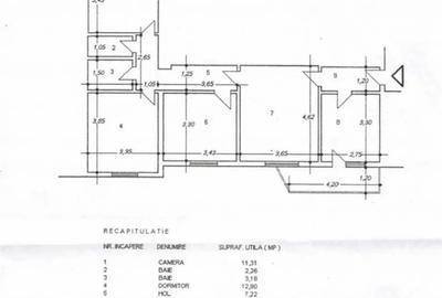Apartament cu 4 camere semidecomandat în Central - 7