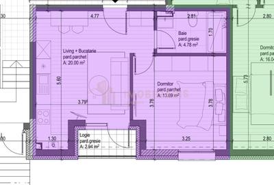 Apartament cu 2 camere decomandat în Central - 1
