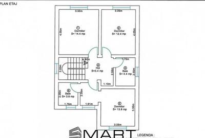 Casă cu 4 camere cu Canalizare în Șura Mică - 4