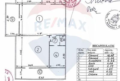 Apartament cu 2 camere semidecomandat în Țiglina 1 - 7