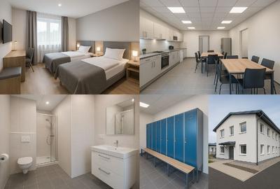 📢 Închiriere Camere Moderne pentru Muncitori – Short & Long Term