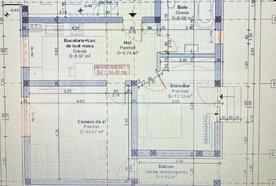 Apartament de 2 camere, 54 mp, cu 45 mp curte, Braytim