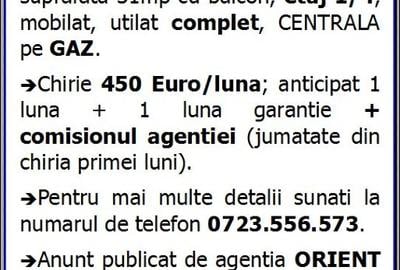 Apartament cu 3 camere semidecomandat în Inel II - 1