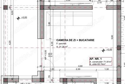 Apartament cu 2 camere decomandat în Bucovăț (Remetea Mare) - 7
