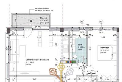 Apartament cu 3 camere decomandat în Baciu - 7