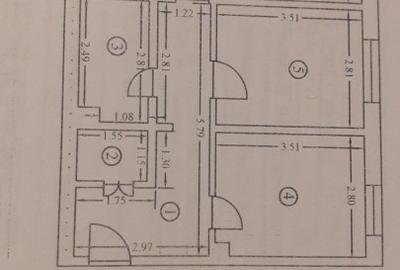Apartament cu 2 camere decomandat în Central - 1