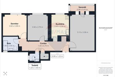 Apartament cu 3 camere decomandat, mobilat în Apărătorii Patriei - 18