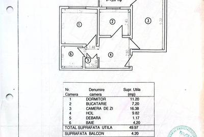 Apartament cu 2 camere decomandat în C5