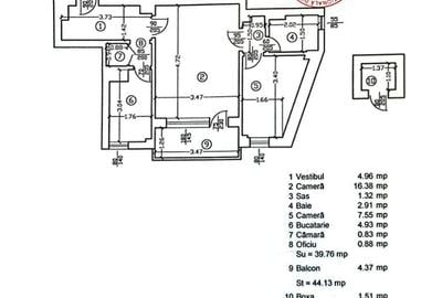 Apartament cu 2 camere semidecomandat în Kogălniceanu - 11