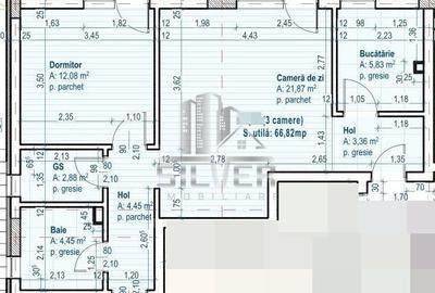 Apartament cu 3 camere decomandat în Florești - 2