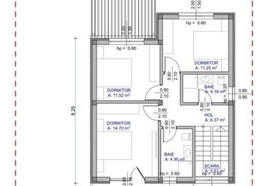 Casă cu 3 camere în Preajba - 3