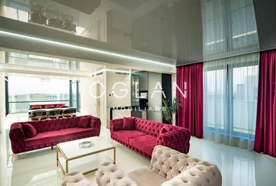 Penthouse cu 4 camere semidecomandat, mobilat în Mihai Viteazul