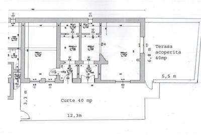 Apartament cu 3 camere decomandat în Central