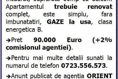 Apartament cu 3 camere semidecomandat în Tomis III - 3