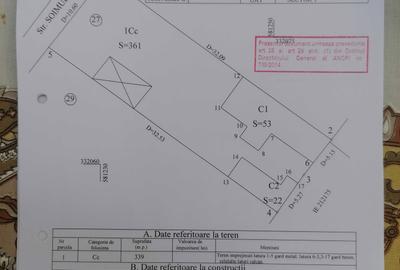 Teren de 340 mp, în Chitila