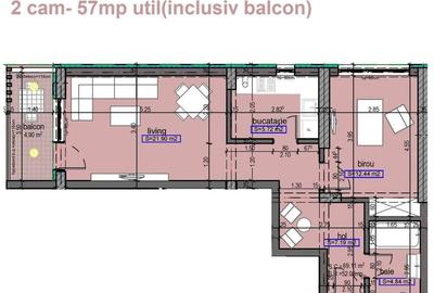 Apartament 2 camere Tomis Nord Campus Apartament 2 camere Tomis Nord Campus - 3