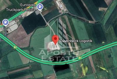 Teren industrial 12.711 mp,Pecica langa Autostrada - 2