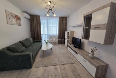 Apartament cu 2 camere circular, mobilat în Cantacuzino - 1