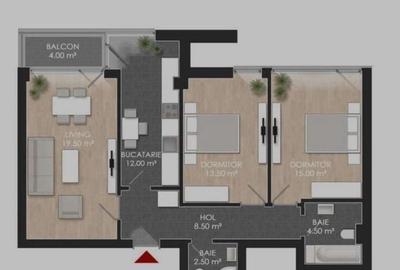 AP. 3 CAMERE ATRIA URBAN RESORT, PARCARE, BLOC NOU, CENTRALA, COMIS 0% - 17