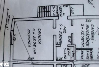 Casă cu 2 camere cu Teren 329 Mp în Central - 1