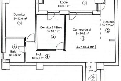 Apartament cu 3 camere în Ultracentral - 3