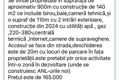 Spațiu comercial, de 900 mp, în Central - 1