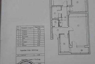 Apartament cu 3 camere decomandat, mobilat în Valea Oltului - 17