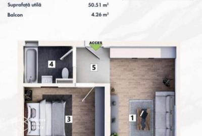 Apartamentul perfect intr-un Ansamblu Rezidential Nou in Ti Apartamentul perfect intr-un Ansamblu Rezidential Nou in Ti - 9