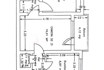 Apartament cu 2 camere semidecomandat în Crevedia - 5