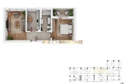 Apartament cu 2 camere decomandat în Berceni - 1