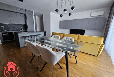 (Baneasa Shopping City-THE IVY)-3 camere mobilier ROVERE, vedere mixta, garaj! (Baneasa Shopping City-THE IVY)-3 camere mobilier ROVERE, vedere mixta, garaj! - 4