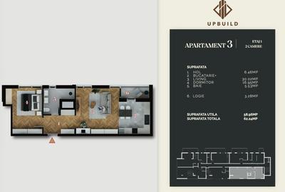 Apartament cu 2 camere decomandat în P-ța Muncii - 2