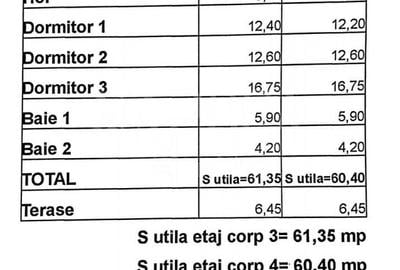 Duplex cu 4 camere cu Canalizare în Florești - 11