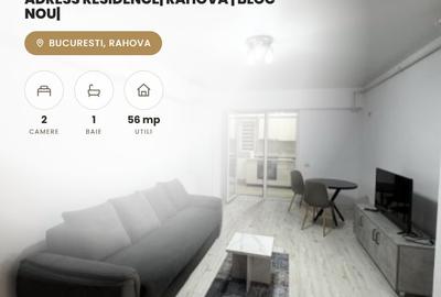 Apartament cu 2 camere decomandat, mobilat în Rahova
