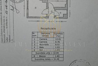 Apartament cu 2 camere semidecomandat, mobilat în Teiul Doamnei - 8