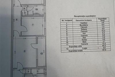 Apartament cu 3 camere semidecomandat în Titan - 1