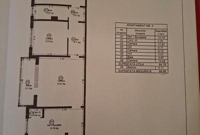 Apartament cu 3 camere semidecomandat, mobilat în Spitalul Județean - 5