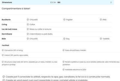 Casa mobila Nordstar RRC31 - 30 mp, complet mobilata si utilata - 16